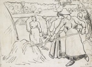 Compositional study of harvesters in a landscape